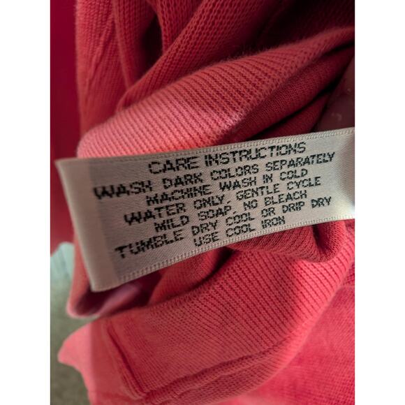 Masters Collection Coral Luxury 100% Cotton Golf Jacket Womens M Full-Zip - Picture 6 of 6